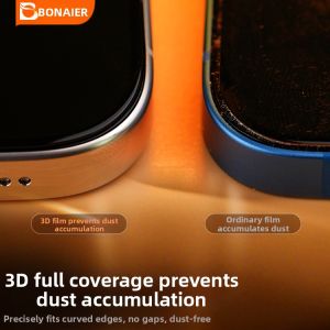 Bonaier | Full Coverage Scratch Resistant Fingerprint Protection 3D Curved Thin Screen Protector for iPhone