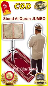 STAND MUSHAF AL QURAN JUMBO DUDUKAN BESI AL QURAN BESAR LANSIA UNTUK AL KUBRO B4 - ORI PREMIUM