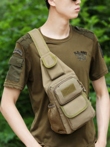 2025 New Tactical Chest Bag Lightweight Outdoor Mens Crossbody Bag Single Shoulder Sling Bag for Road Fishing And Sports