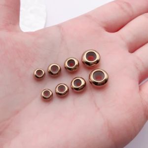 10 Chiếc Hạt Cách Điệu Bằng Thép Không Gỉ 7/8/10mm Với Nút Chặn Cao Su Silicon Để Làm Đồ Trang Sức Tự Chế Như Vòng Cổ Vòng Tay