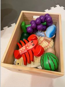 Đồ Chơi Giả Vờ Cắt Trái Cây và Rau Cá