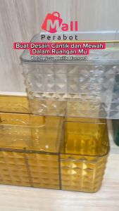 Mall Perabot | Kotak Tisu Tempat Penyimpanan Tisu Diamond | Kotak Tissue Per Serbaguna | Tempat Pena dan Remote