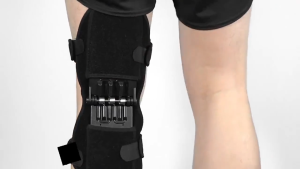 RakanKu MAXGEAR 2pcs Upgraded Knee Support with Rebound Spring – Breathable Pads for Enhanced Comfort and Stability