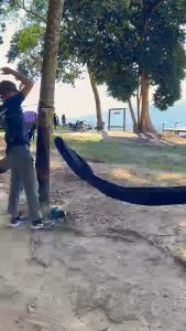 เปลนอน ผ้าร่ม XXL หนา2ชั้น พร้อมเชือก 5เมตร