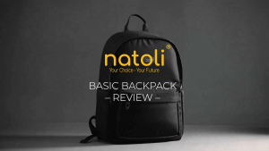 Balo đi học nam nữ thương hiệu NATOLI nhiều ngăn chống nước tốt - Basic Backpack B2
