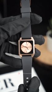 Jam Tangan Pria Casio MTP-B170-5E Rose Pink Dial Black Resin Band