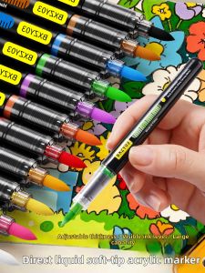 Yoursoulbird | Direct Liquid Soft Tip Non-See-Through Layerable Markers