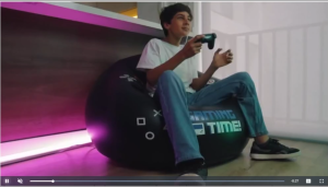 Inflatable Gaming Chair With Cup Holder and Side Pockets Gamer Inflatable Sofa