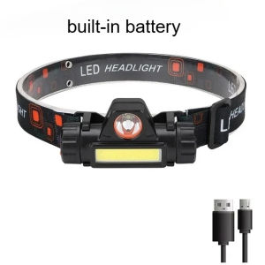 Hands-Free Mini COB HeadlampPowerful LED HeadlightWaterproof Head TorchGift for Xmas Fishing Camping Running Cycling Work