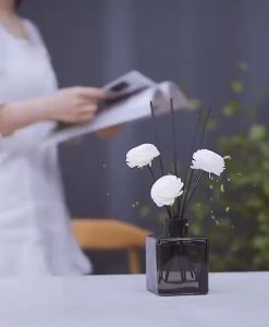 Tinh Dầu Thơm Phòng Thiên Nhiên 50ml Bản Sang Trọng Màu Đen Que Gỗ Tự Khuếch Tán Thanh Lọc Khử Mùi Không Khí A212