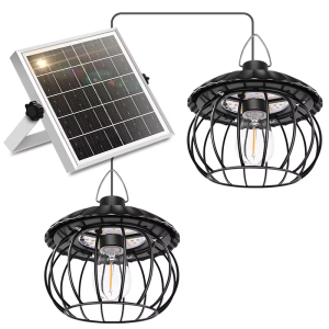 NEWSTYLE | Đèn Treo LED Năng Lượng Mặt Trời Có Điều Khiển Từ Xa Và Hẹn Giờ Chống Nước IP65 Dùng Trong Nhà Và Ngoài Trời Đèn Treo Cho Vườn Nhà Chòi Nghỉ Sân Hiên