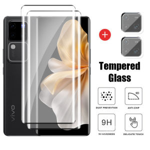 ฟิล์มกระจก4in 1หน้าจอแบบโค้งสำหรับ Redmi Note 14 Pro Plus Pro+ Note14 Note14Pro 5G 4G 2025 Xiaomi กระจกนิรภัยป้องกันเต็มพื้นที่ความแข็ง9H ชัดเจนแบบ HD ป้องกันแก้วป้องกันรอยขีดข่วน