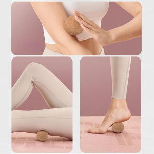 JBA Massage Ball 7CM Cork Fascia Ball High Hardness Durable Anti Slip Body Massager Exercise Muscle Relax