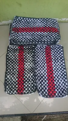 Keset anyaman kain perca kamar mandi ruang tamu menyerap air