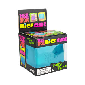 Schylling Needoh Nice Cube Sensory Stress Reliever Fidget Tool Slow Rising Desk Sensory Cube for Anxiety & Focus for Adults