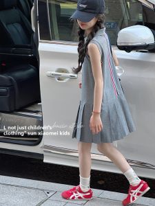 Aiza basic | College Style Girls Polo Dress Vest Dress Summer