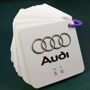 Childrens Educational Toy Car Brand Logo Recognition Cards Early Learning Transportation Tools for Boys And Girls