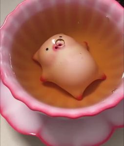 Tách Trà Gốm Sứ Sáng Tạo Hình Chú Lợn Dễ Thương Phun Bong Bóng Món Quà Tách Trà Sứ Hài Hước Dành Cho Người Yêu Trà