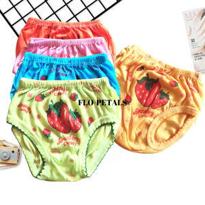 1 LUSIN (12 PCS) CELANA DALAM ANAK PEREMPUAN MOTIF STRAWBERRY / CD ANAK HARIAN / CD ANAK CEWEK