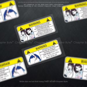 chapter byte | Creative Cartoon Style Car Sticker