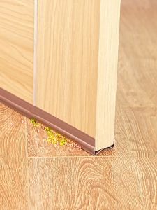 Door bottom sealing gap insert sound insulation weatherproof self-adhesive door seam PVC door bottom sealing strip