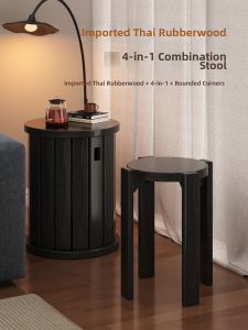 FWTDF | Vintage Stackable Durable Round Stool