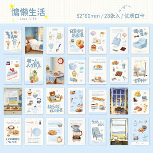 Morning Rain Life Fragments Greeting Card Small Card High-Value Hand-Drawn Illustration Gift Message Card Ins Style Lomo Small Card