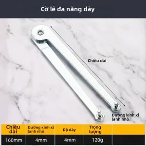 Cờ Lê Đa Năng Có Thể Điều Chỉnh 10-46mm Dùng Cho Máy Mài Góc Máy Cưa Ghép Máy Chế Biến Đá Cẩm Thạch - Dụng Cụ Loại Bỏ Kim Loại Phụ Kiện Máy Điện