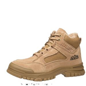 Winter Safety Shoes Men Women Insulated Anti Smash Anti Puncture Warm Cotton Work Boots Non Slip Breathable Protective Footwear