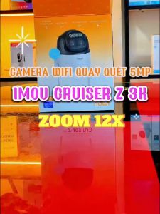 Camera Ngoài Trời Cruiser Z IMOU 3K 5MP (IPC-S7DP-5M0WEZ) Ống Kính Kép ZOOM Xa Tới 12X Hàng Chính Hãng Bảo Hành 2 Năm