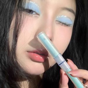 Ultra-Shiny Blue Green Twin Star Liquid Eyeshadow Matte Sparkling Pearl Baby Small Jade Y2K Cosmetic Tool Eye Makeup