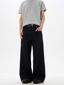 Quần Ống Rộng American Retro Cleanfit Dành Cho Nam Quần Ống Đứng Rộng Rãi Quần Dài Thường Ngày Quần Ống Rộng Quần Ống Rộng