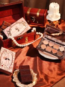 READY | Flower Knows | Chocolate Wonder Shop Series | Eight-Color Eyeshadow Palette | Perona Mata | Pemulas Mata | Beauty Make Up | Rare Cosmetic