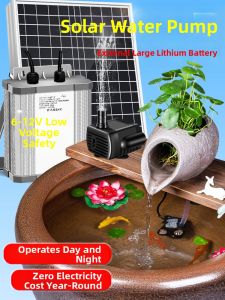 BONADUO | Solar Powered Waterproof Low Voltage Fish Pond Air Pump
