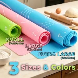 Anti-slip Silicone Kneading Pad Rolling Dough Mat Nonstick Pastry Baking Mat Heat Insulation Table Protector Kitchen Bakeware