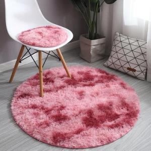 Thảm Lông Xù Phong Cách Bắc Âu Đã Dye Ombre