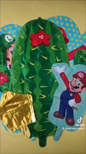 Balon MARIO BROS & Balon Foil Super Mario Bros