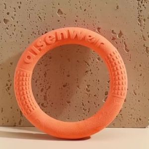 New Pet Dog Toys Pet Flying Disk Training Ring Puller EVA Interactive Training Ring Puller Resistant for Dogs Training Toys