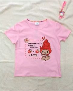 💖Ready Stock💖Kids Girls Melody Printed Cotton Tee (H29) 美乐蒂纯棉T恤