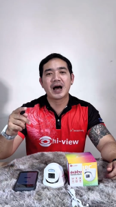 Hi-View HP-30D30PEL-M กล้องวงจรปิด IP Camera 3MP มีไมค์ในตัว รองรับ PoE ดูผ่านมือถือได้