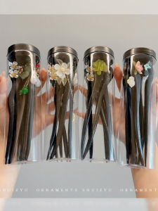 เครื่องประดับผมสไตล์จีนย้อนยุคแบบไฮเอนด์สำหรับผู้หญิง เครื่องประดับผมสไตล์ย้อนยุคแบบใหม่สไตล์จีนที่ใช้ไม้สำหรับทำผมแบบสไตล์ฮั่นฟู