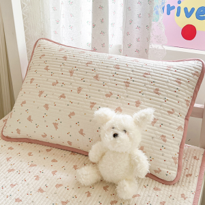 A-Class Double-Sided Pure Cotton Pillowcase Envelope Style Single Student Cotton Core Pillowcase 48x74 Removable And Washable