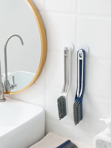2Pcs Crevice Brush Heat-Resistant Fiberglass Handle Hot Water Washable Kitchen Bathroom