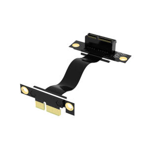 PCI-E3.0 สาย PCI-E PCI Express Riser การ์ด PCIE1x Extender สายกราฟิกการ์ดริบบิ้น x1 3 การ์ดเครือข่ายการ์ดเสียง 90