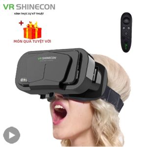 Kính Thực Tế Ảo Shinecon VR Tai Nghe 3D Mũ Bảo Hiểm Thực Tế Ảo Với Kính Cho Điện Thoại Thông Minh Thiết Bị Xem Trò Chơi Di Động Với Bộ Điều Khiển Và Cảm Biến