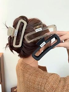 Jepit Rambut Salon Besar Model Trapesium Bolong Jumbo HG JPT18