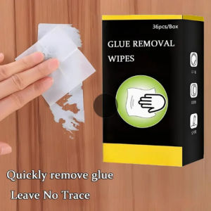 Adhesive remover wet wipes for floor glass ceramic plastic metal cleaner: glue double-sided tape marker label glue sponge