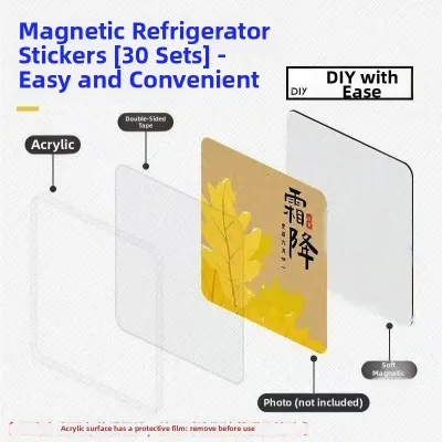 YOULE | Handmade Magnetic Acrylic DIY Refrigerator Magnet