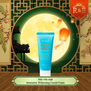 Sữa Rửa Mặt Re:Excell Intensive Whitening Facial Foam Tạo Bọt Tự Nhiên Sạch Sâu Dịu Nhẹ 130ml