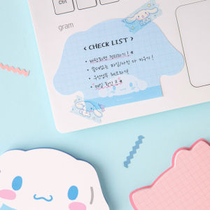 Sanrio | Sanrio Cute Cartoon Alien Sticky Note Creative Girl Heart Office Message Memo Notebook A Birthday Gift For My GirlfriendSanrio